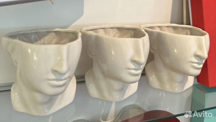 H&M голова Давида ваза кашпо Горшок керамический