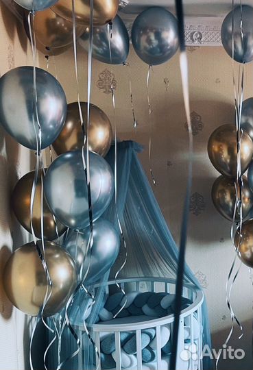 Балдахин для детской кроватки с держателем