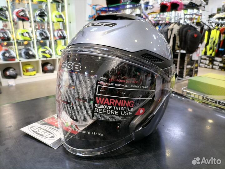 Шлем мото открытый GSB G-263