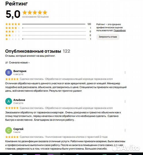 Уничтожение тараканов, клопов. Дезинфекция