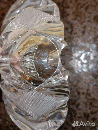 Пепельница Чехословакия Хрусталь