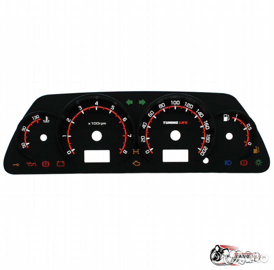 Шкала Шевроле Нива/Нива накладка на щиток приборов