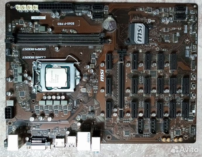 Материнская плата Msi B360-F Pro с процессором