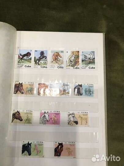 Коллекция марок, открыток 1986-1990 г