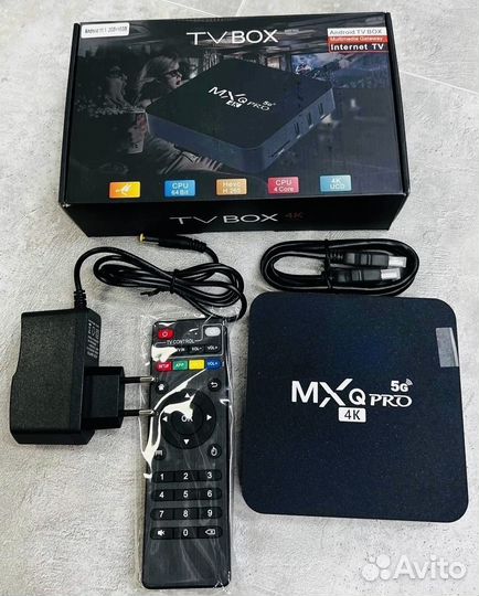 Смарт тв приставка Smart TV Box MXQ Pro 4К