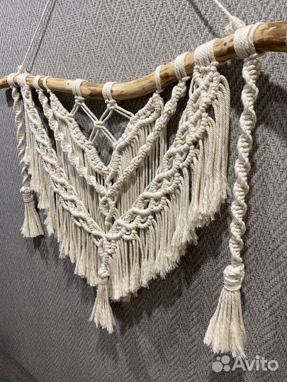 Панно макраме настенное