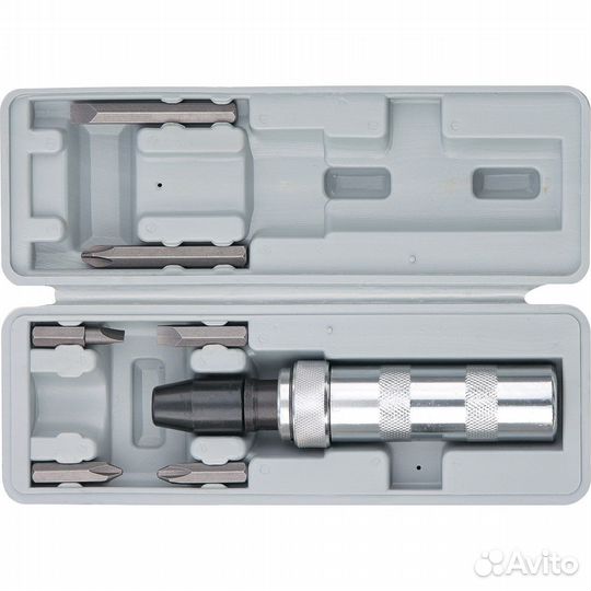 Отвертка ударная с набором бит