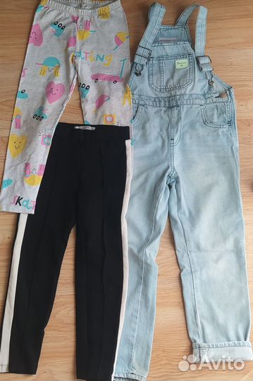 Вещи пакетом на девочку 4 - 5 лет