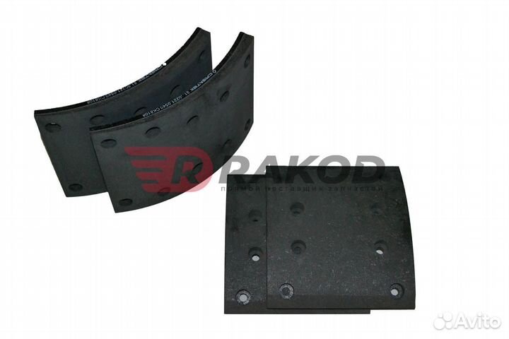 Накладка торм. перед. shaanx createk к-т на колесо