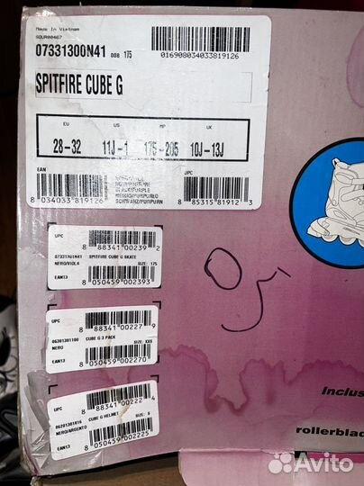 Роликовые коньки, шлем, защита Rollerblade