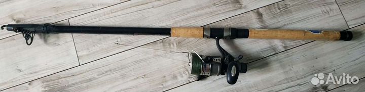 Телескопическое удилище в полной комплектации