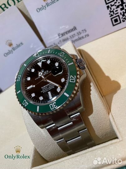 Часы Rolex Submariner date sturbacks green black