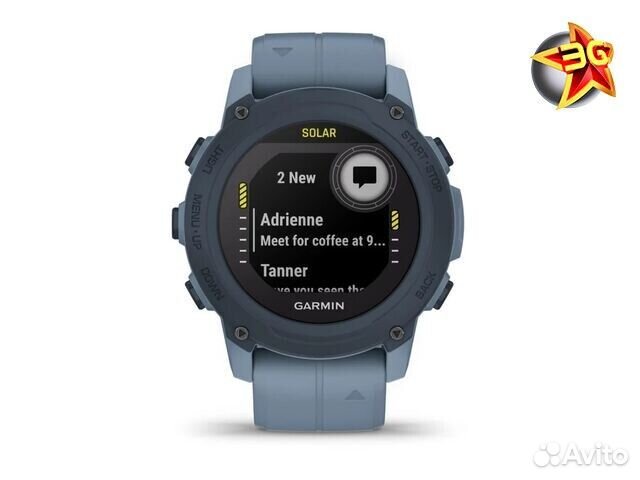 Часы Garmin Descent G1 Solar Hurricane Blue