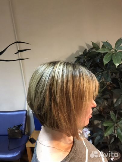 Окрашивание и стрижка волос