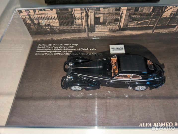 Alfa Romeo 8C 2900 B (1938) (1:43) Minichamps