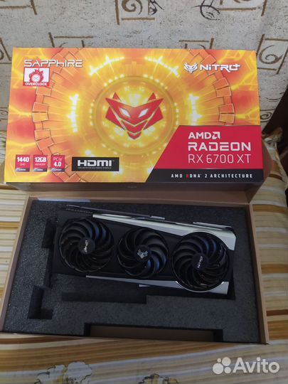 Видеокарта RX 6700xt 12gb