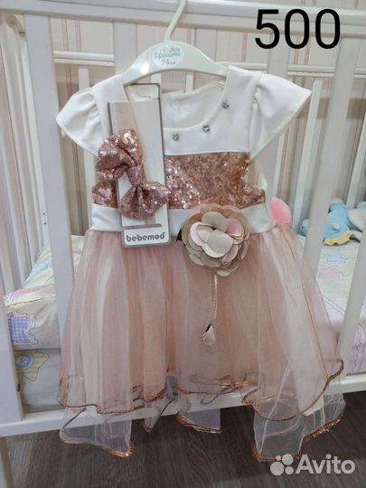 Платье на девочку 74
