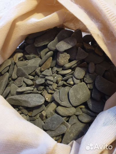 Морская галька, ракушки, камушки