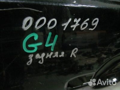 Дверь задняя правая Volkswagen Golf 4 1998-2003