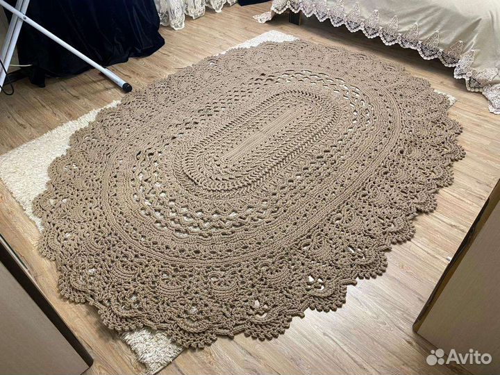 Ковер ручной работы, вязаный