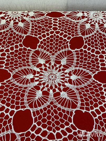 Вязанная Скатерть крючком. Ажурная скатерть