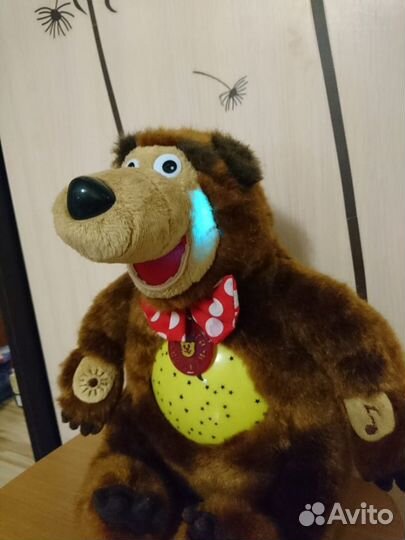 Игрушка-проектор Медведь из мульта Маша Медведь