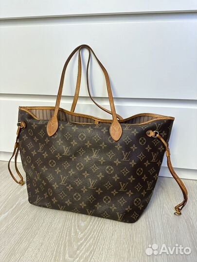 Сумка шопер Louis Vuitton Neverfull оригинал