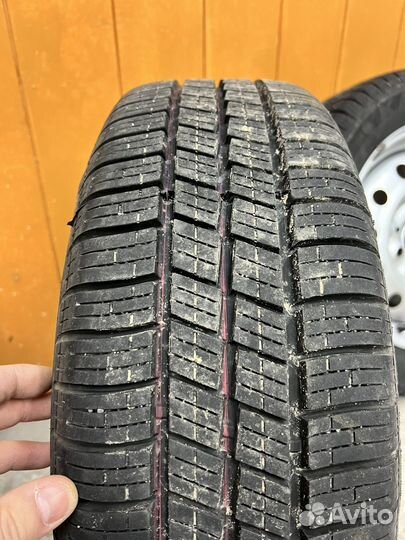 Штампованные диски с шинами