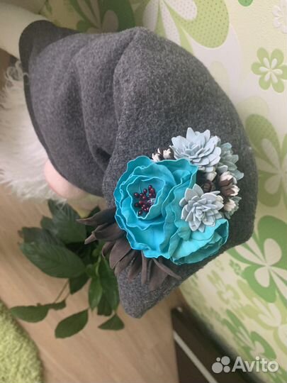 Заколка брошки ободок ручная работа