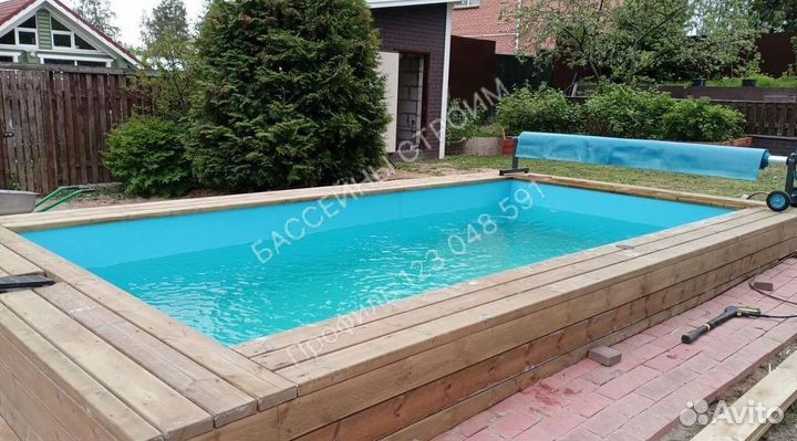 Чаша для бассейна 5,7х2,8 пластиковая