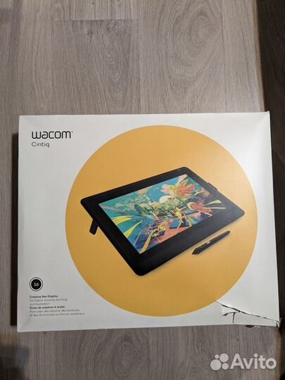 Графический планшет wacom cintiq 16