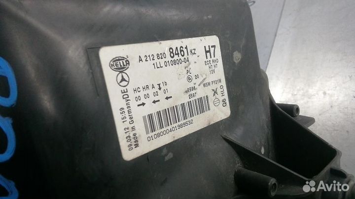 Фара правая Mercedes-Benz E-Class