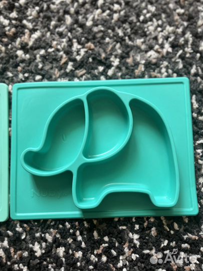 Силиконовые детские тарелки Nuby