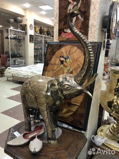 Слон бронза ручной работы