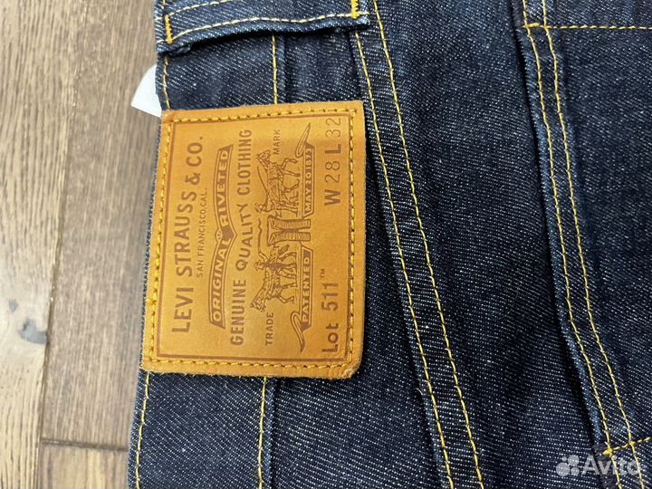 Джинсы levis 511 28-32