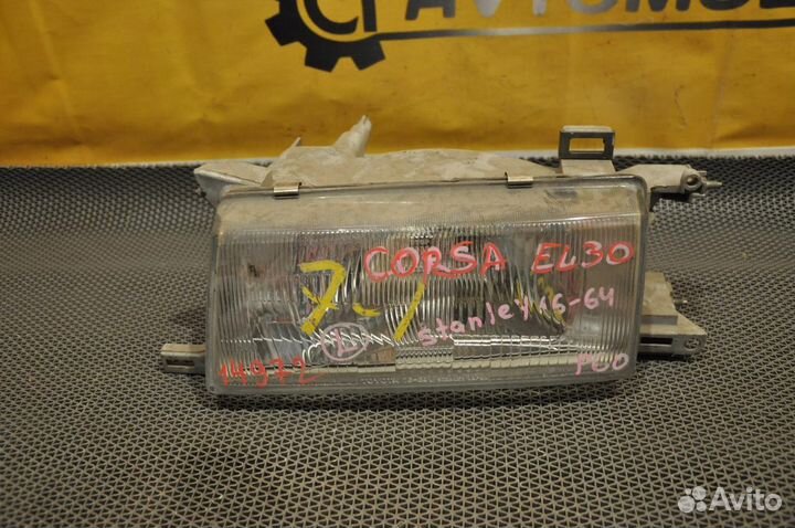 Фара левая toyota corsa EL30