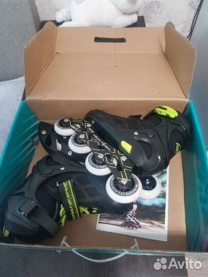 Роликовые коньки детские новые размер 31-34