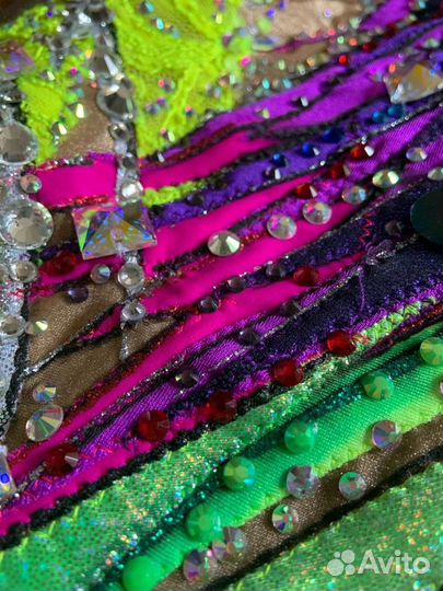 Купальник для спортивной аэробики, гимнастики