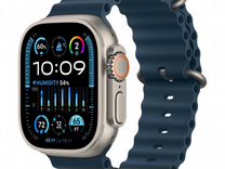 Apple Watch Ultra 2, 49, Titanium, Ocean Band, Blu