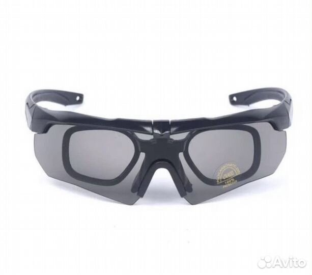 Тактические защитные очки со сменными линзами