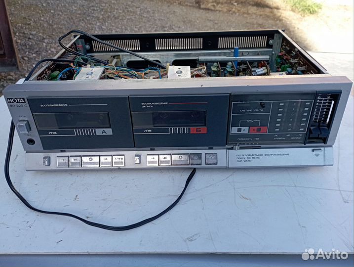 Кассетный магнитофон нота мп220с