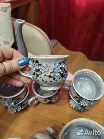 Сервиз с лепниной