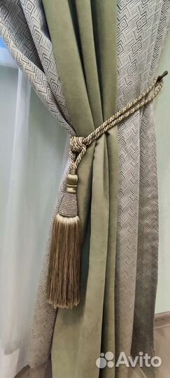 Портьеры с кистями