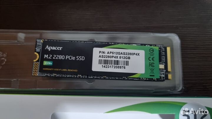 Переносной Ssd nvme 512Gb