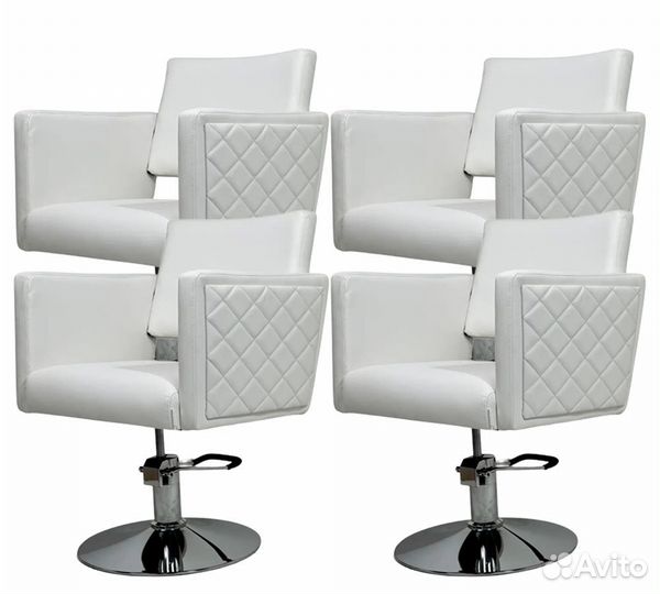 Парикмахерское кресло “комодо” белый