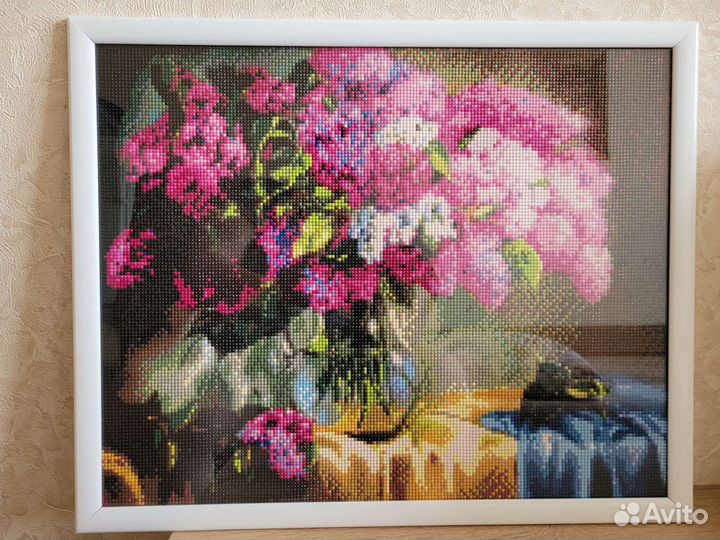 Алмазная вышивка готовая работа