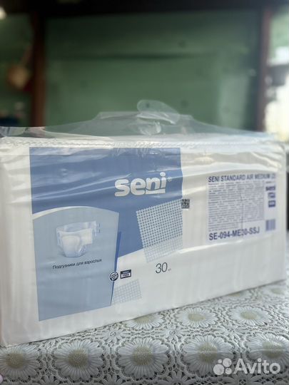 Памперсы для взрослых размер m по 30 штук