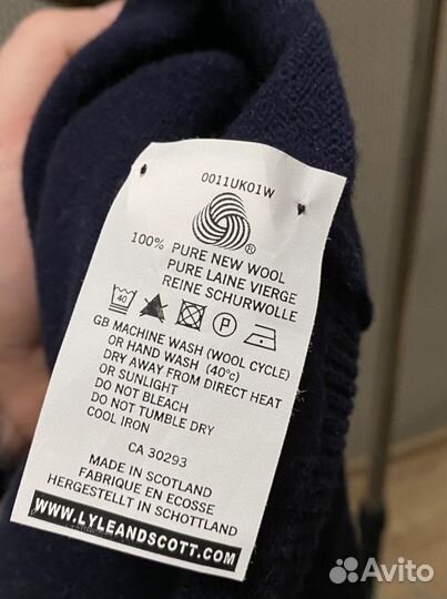 Джемпер мужской. Lyle & Scott. Made in Scotland. 1
