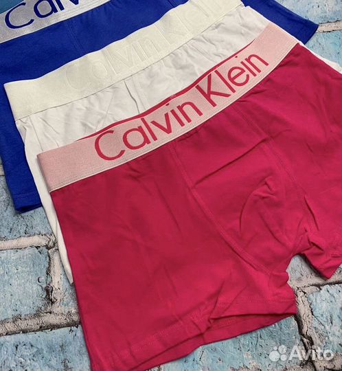 Трусы мужские боксеры calvin klein +5 носок