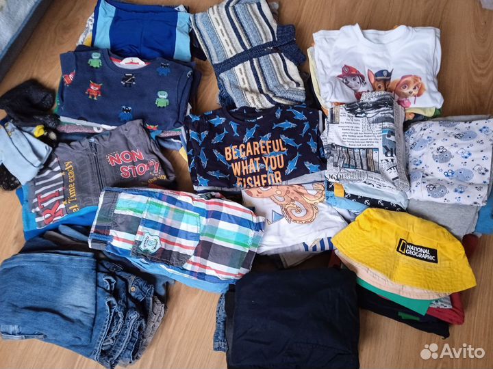 Пакет одежды на мальчика 98-104